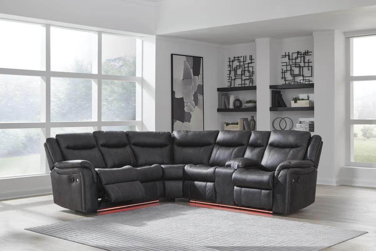 Sultan Meadow Dual Reclining Sectional