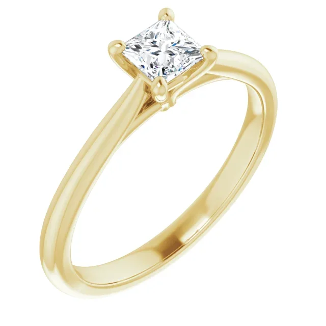 1/2 CT Princess Cut 14KW