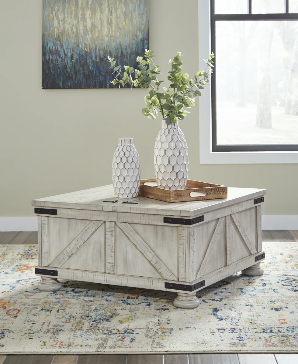 Carynhurst Cocktail Table with Storage