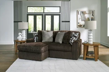 Midnight-Madness Sectional | Chocolate