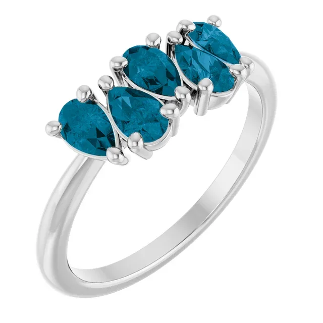 1 CTW London Blue Topaz 14KW