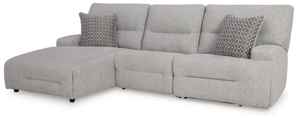 Acklen Place 3-Piece Power Reclining Sectional W/ Adjustable Headrest