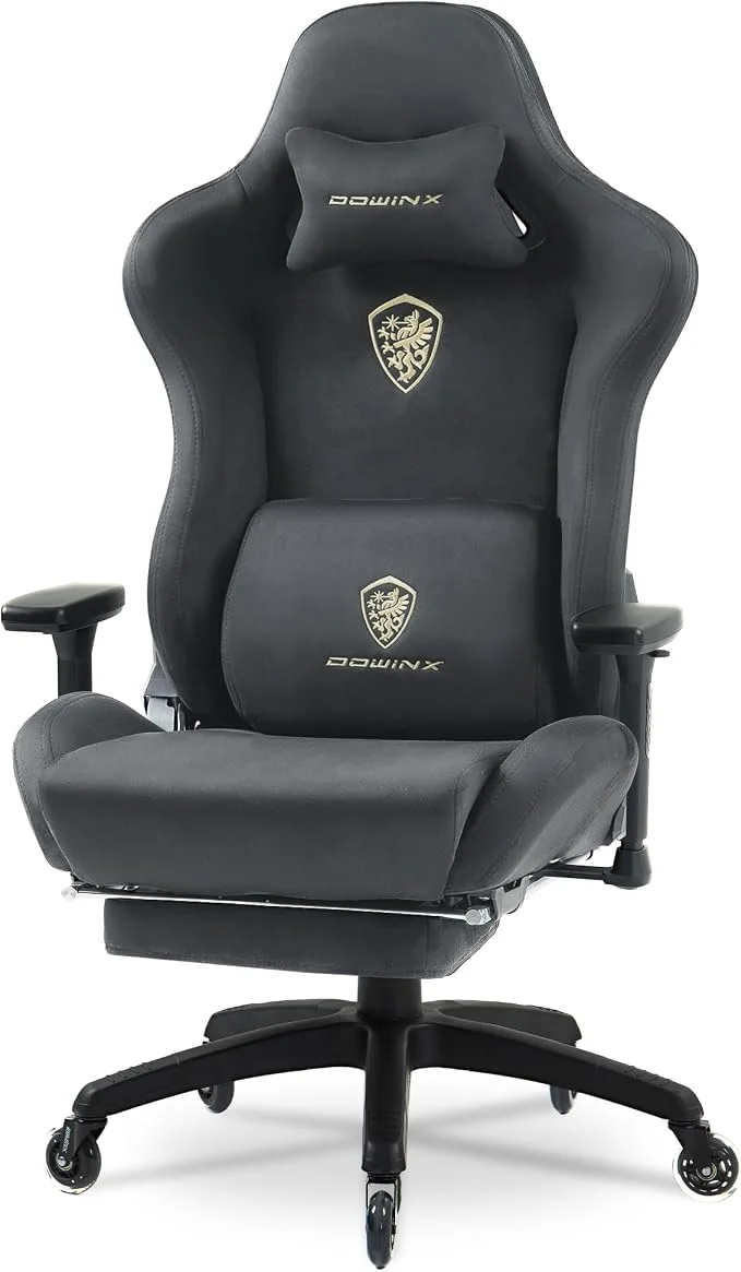 Dowinx Big and Tall Gaming Chair Grey