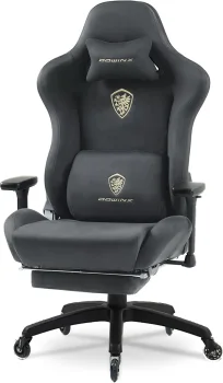 Dowinx Big and Tall Gaming Chair Grey