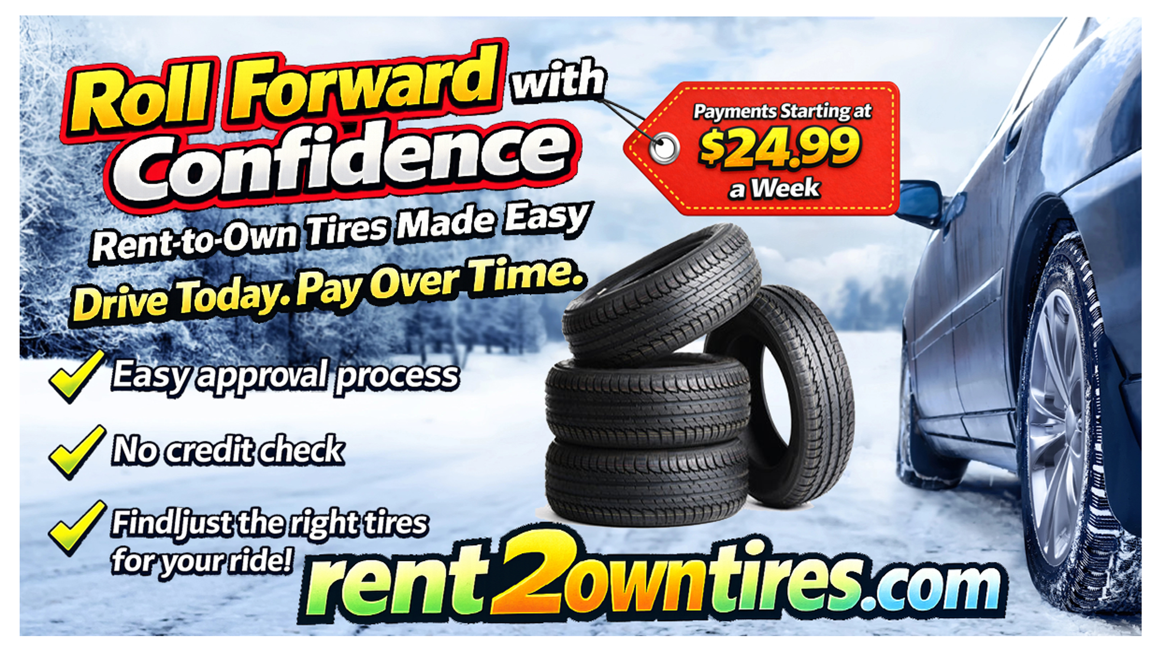Rent to Own Tires